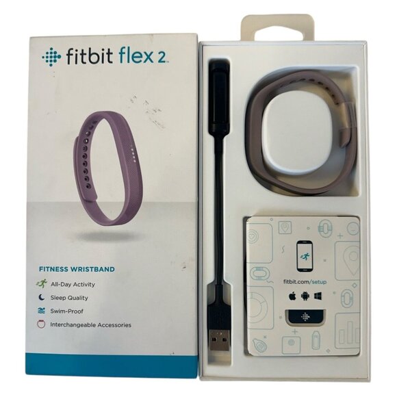 Fitbit Flex 2 Bluetooth Health Activity Sleep Tracker Sports S&L Band IN BOX US - Picture 8 of 16